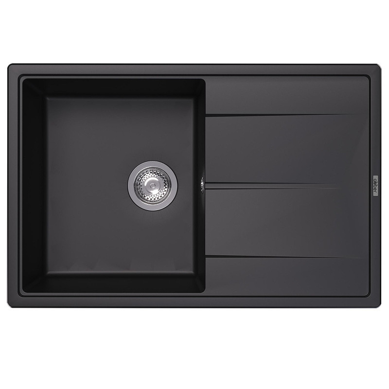 Кухонная мойка Abber Quarz 78 AQ2904B цвет Черный