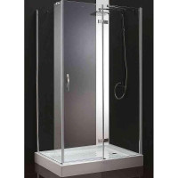 Душевой уголок Cezares Bergamo 90x80 R BERGAMO-W-AH-1-90/80-C-Cr-R
