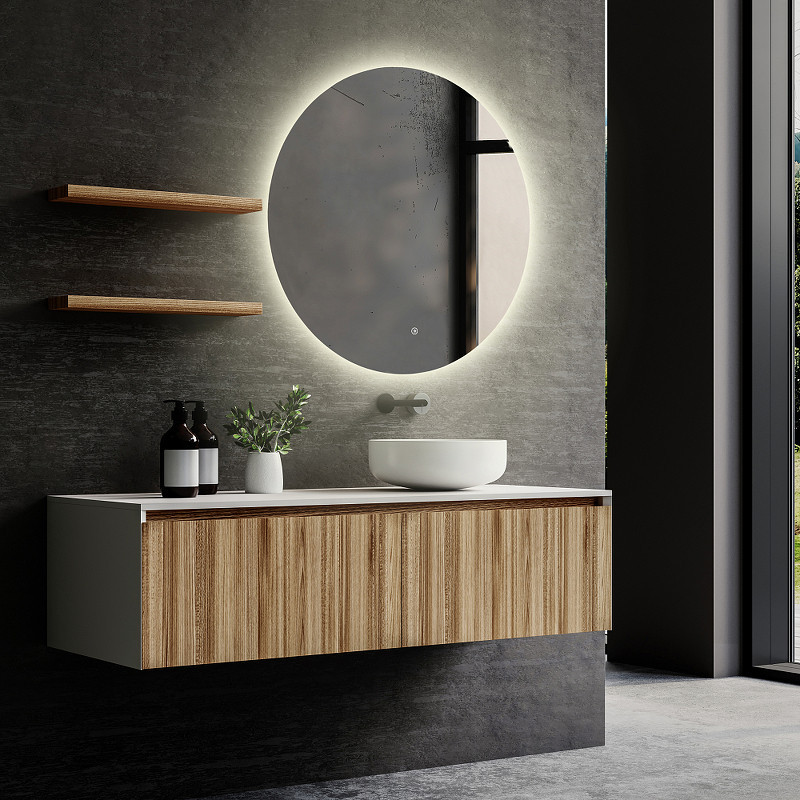 Зеркало Abber Mond 100 AG6203SL-1.0 с подсветкой с сенсорным выключателем и диммером
