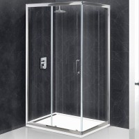 Душевой уголок BelBagno Uno 120х100 UNO-AH-1-120/100-C-Cr