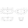 Акриловая ванна BelBagno 190x80 BB417-1900-800