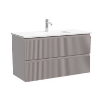 Тумба под раковину Sancos Snob R 90 SNR90/39SM подвесная цвет Doha Soft