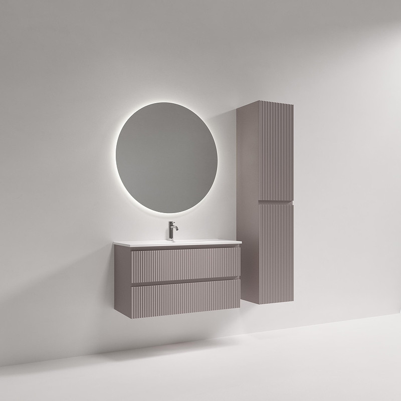Тумба под раковину Sancos Snob R 90 SNR90/39SM подвесная цвет Doha Soft