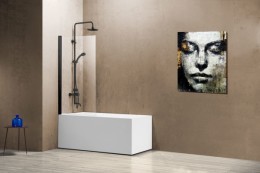 Шторка на ванну Vincea VSB-11800CLB 80x140