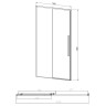 Душевая дверь Vincea Slim-N 140 VDS-4SN140CLGM