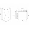Душевой уголок Abber Sonnenstrand 60x85 AG04060-S85