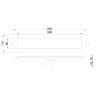 душевой лоток Boheme Premium Linear 80 982-80-MG