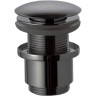 донный клапан Remer 904CC2114CFP click-clack Черный брашированный хром