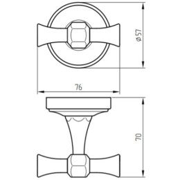 Крючок Migliore Fortuna 27708 Золото