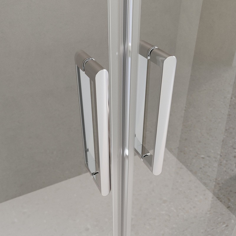 Душевая дверь BelBagno Luce 140 LUCE-BF-2-140-C-Cr