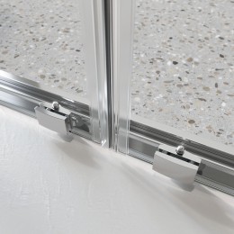 Душевая дверь BelBagno Luce 140 LUCE-BF-2-140-C-Cr