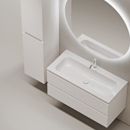 Тумба под раковину Sancos Folk 100 FL100W подвесная Bianco