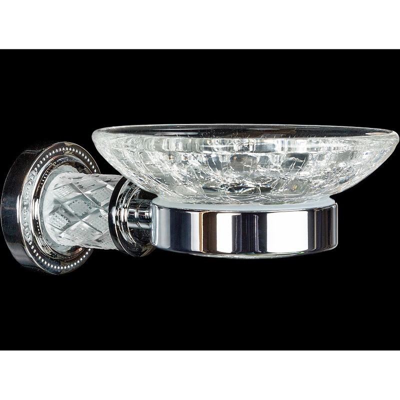 Мыльница Boheme Murano Cristal 10903-CRST-СH