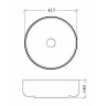 Раковина-чаша Boheme LV204 Corian 41.5 819-W