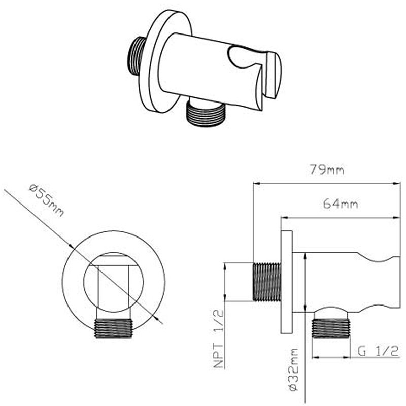 Душевая система Vincea VSFW-4212CH