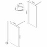 Душевая перегородка Vincea Walk-In 80 VSW-1H800MRGM