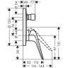 Смеситель для душа Hansgrohe Novus 71045000 Хром