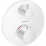 Смеситель для душа Hansgrohe Ecostat S 15758700 с термостатом белый матовый