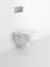Комплект унитаза Villeroy&Boch O Novo 5660H101 с инсталляцией Tece Profil 9400412 с сиденьем Микролифт и клавишей смыва Хром глянцевый