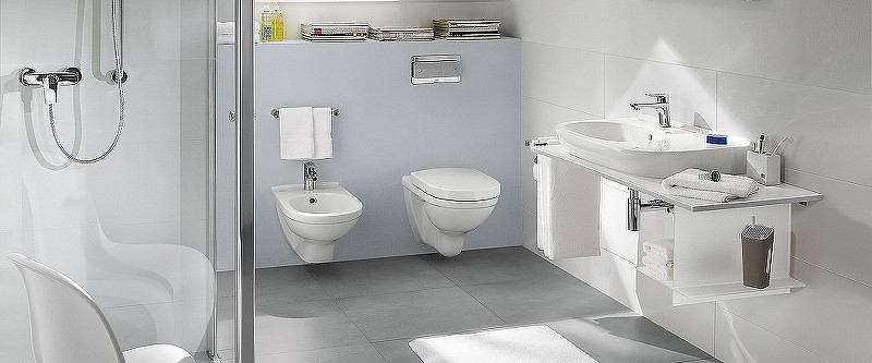 Комплект унитаза Villeroy&Boch O Novo 5660H101 с инсталляцией Tece Profil 9400412 с сиденьем Микролифт и клавишей смыва Хром глянцевый