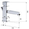 Смеситель для раковины Remer SQ3 S10
