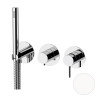 Смеситель для душа Remer Metrica MC97D2PBO цвет Белый матовый