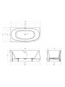 Акриловая ванна Cezares Lux 165х80 L CZR-LUX-CORNER-165-80-58-L