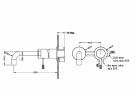 Смеситель для раковины Boheme Uno 465-WCR