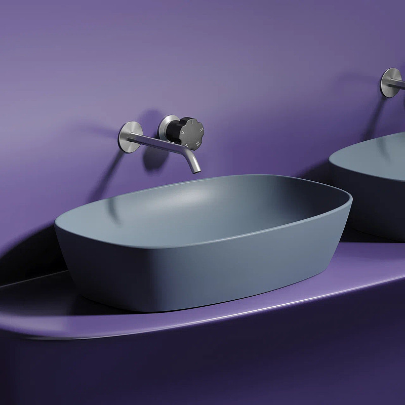 Раковина-чаша Ceramicanova Element 60 CN6049MHL Серо-голубая матовая