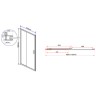 Душевая дверь Vincea Garda 110 VDS-1G110CLB