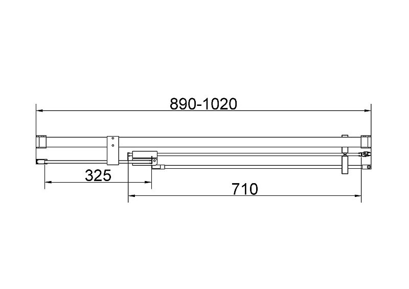 Душевая дверь Vincea Экстенза (Extenza) 100 VDP-4EX9010CLGM