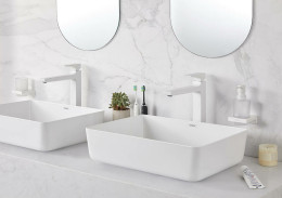 Смеситель для раковины Hansgrohe Metropol 32512700 белый матовый