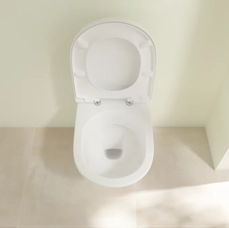 Комплект унитаза Villeroy&Boch O Novo 5660H101 с инсталляцией Tece Base 9400413 с сиденьем Микролифт и Белой клавишей смыва