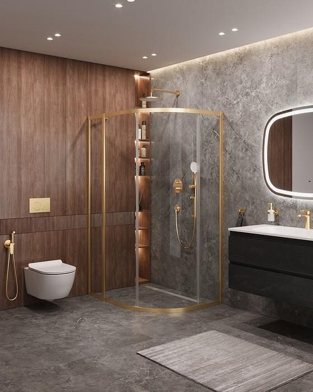 Душевой уголок Cezares Molveno 110x90 MOLVENO-RH-1-110/90-C-BORO-IV