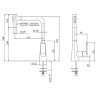 Смеситель для кухни Remer Vanity V81M