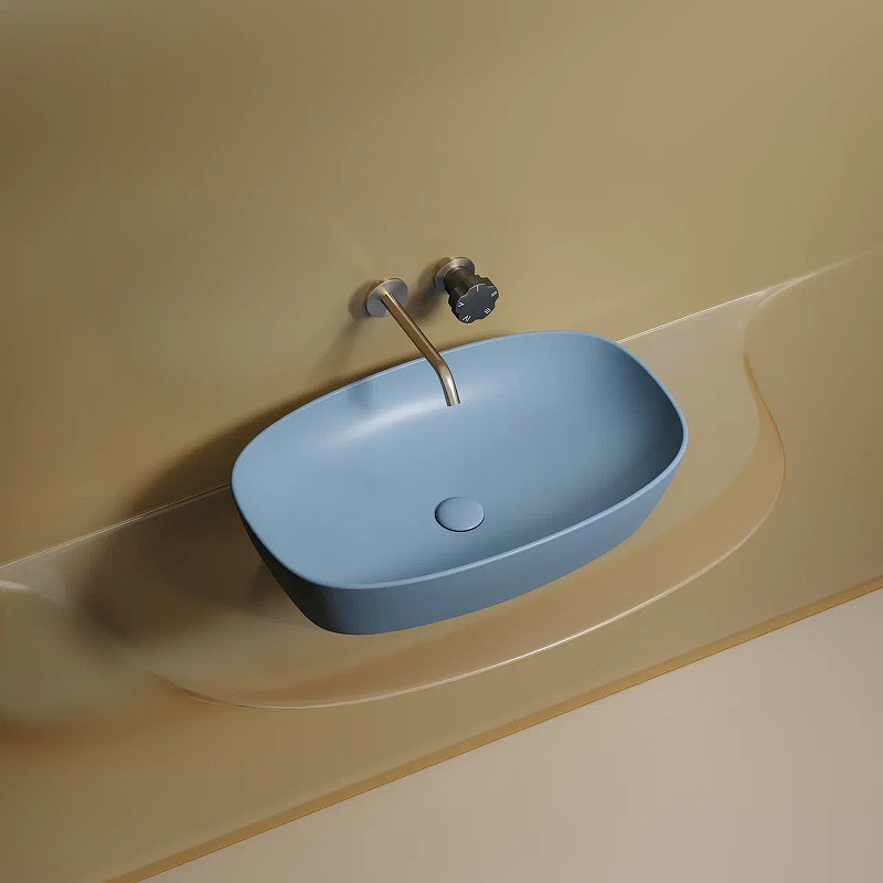 Раковина-чаша Ceramicanova Element 60 CN6049ML Голубая матовая