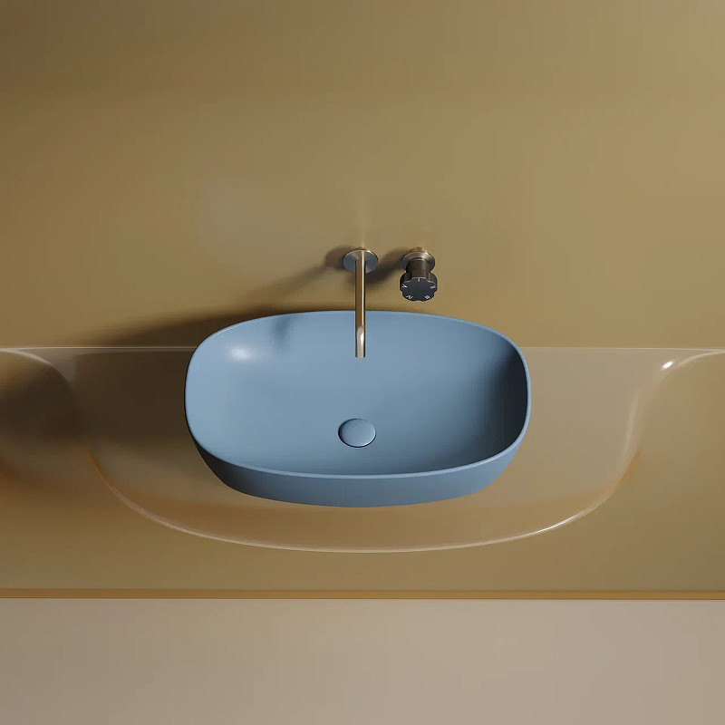 Раковина-чаша Ceramicanova Element 60 CN6049ML Голубая матовая