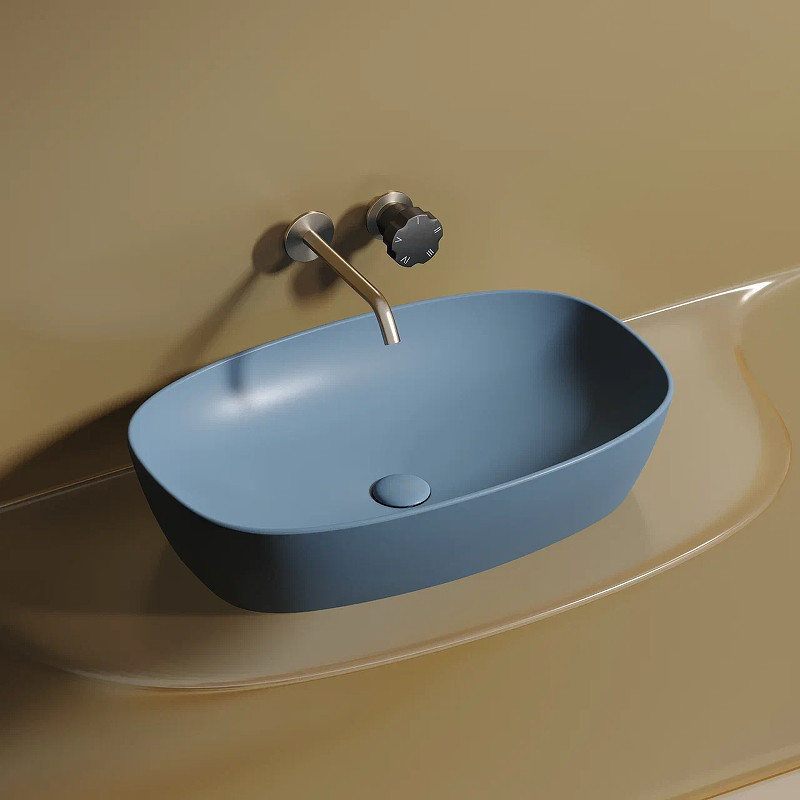 Раковина-чаша Ceramicanova Element 60 CN6049ML Голубая матовая