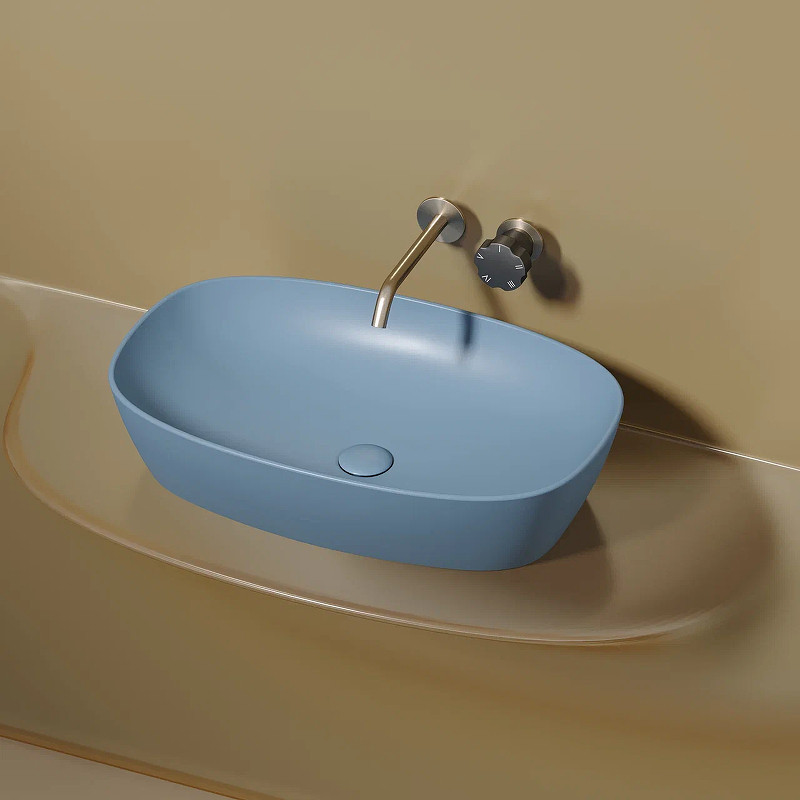 Раковина-чаша Ceramicanova Element 60 CN6049ML Голубая матовая
