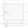 Акриловый поддон для душа BelBagno Tray 120x100 TRAY-BB-AH-120/100-15-W