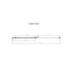 Душевая дверь Vincea Slim-N 140 VDS-4SN140CL