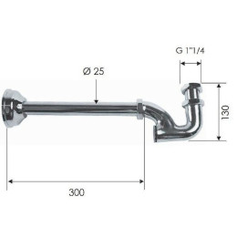 сифон Remer 972114 Хром
