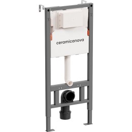 Инсталляция Ceramicanova Balance CN121001MB для унитаза с Черной матовой клавишей смыва