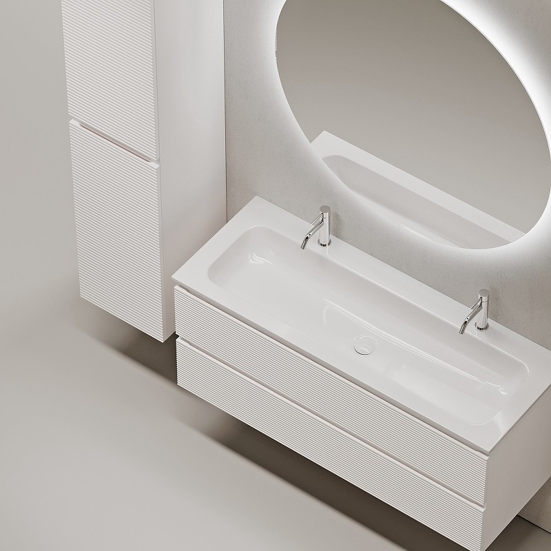 Тумба под раковину Sancos Folk 120 FL120W подвесная Bianco