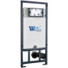Комплект унитаза Ceramicanova Union CN4009T с сиденьем Микролифт и инсталляцией WeltWasser WW Marberg 507 10000005949+10000005952 с клавишей смыва Хром глянцевый