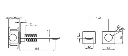 Смеситель для раковины Vincea Альто (Alto) VBFW-6AL1CH