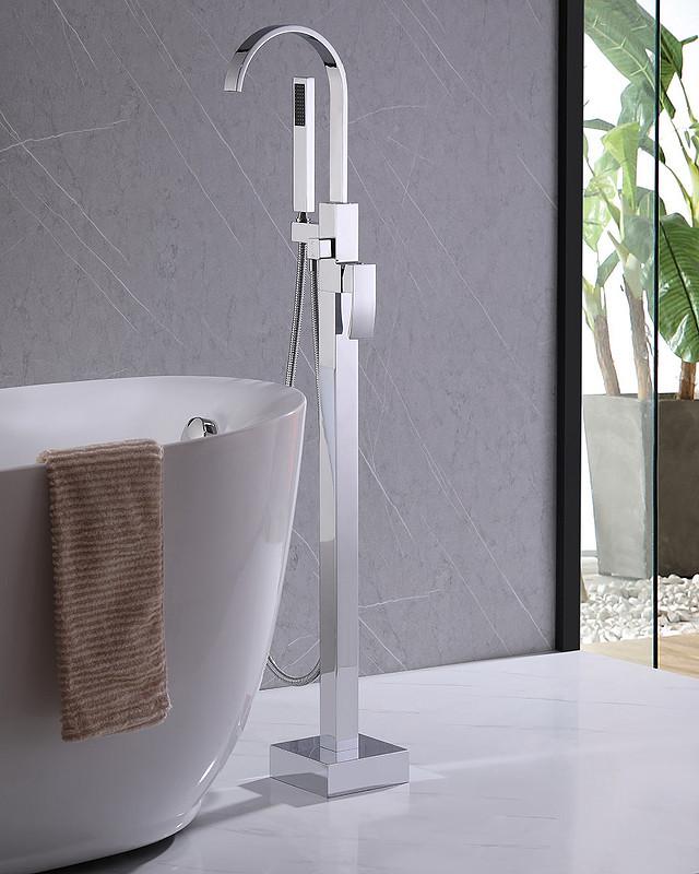 Смеситель для ванны Abber Wasserfall AF8615 Хром