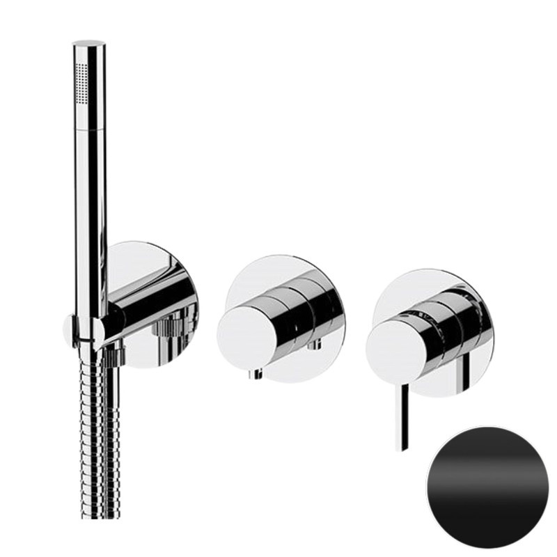 Смеситель для душа Remer Metrica MC97D2PNO цвет Черный матовый
