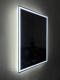 Зеркало BelBagno 120 SPC-GRT-1200-800-LED-TCH-SND с подсветкой