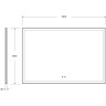 Зеркало BelBagno 120 SPC-GRT-1200-800-LED-TCH-SND с подсветкой